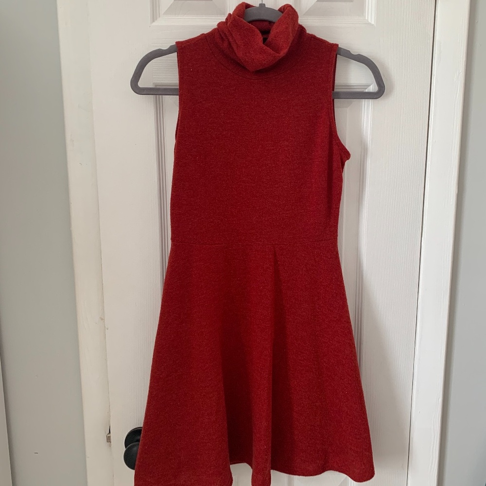 Rust Sweater Dress